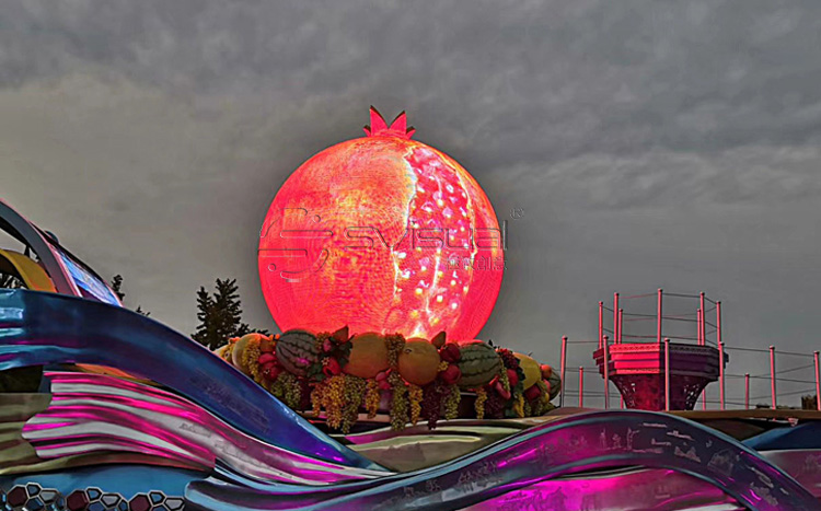 國慶閱兵70周年 - LED石榴屏